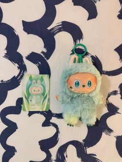 Pop Mart Labubu Plush Keychain – Mint Green “Serenity” – NEW
