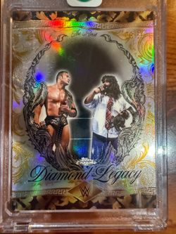 2026 TOPPS CHROME WWE THE ROCK DIAMOND LEGACY RDL-10 THE ROCK