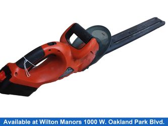 Black And Decker Nht518 Orange Cordless Hedge Trimmer