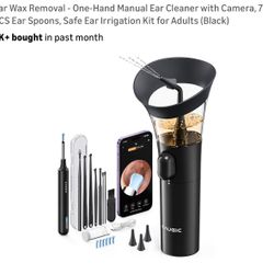 Ear Wax Removal - One-Hand Manual Ear Cleaner with Camera