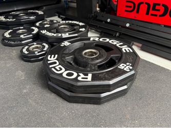 Rogue 12-sided Urethane Grip Plate set, LIKE NEW! Lots more available!