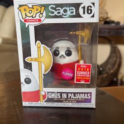 Ghus In Pajamas/ Saga 16 Funko Pop 2018 Summer Convention Flocked