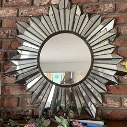 Vintage Sunburst Mirror
