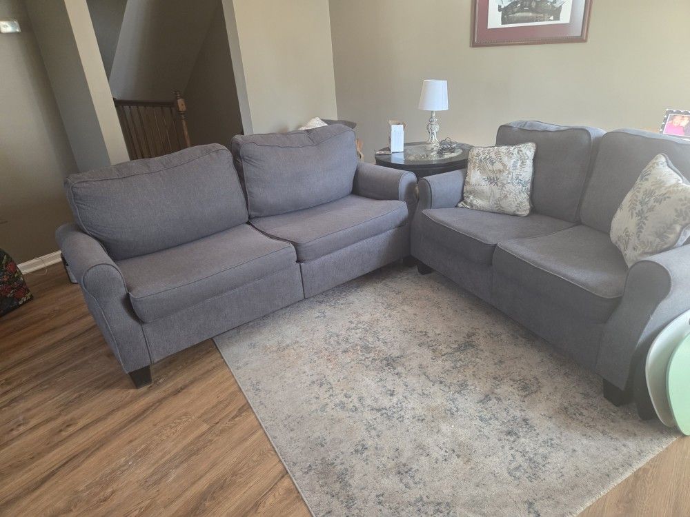 COZY COUCH +LOVESEAT SET