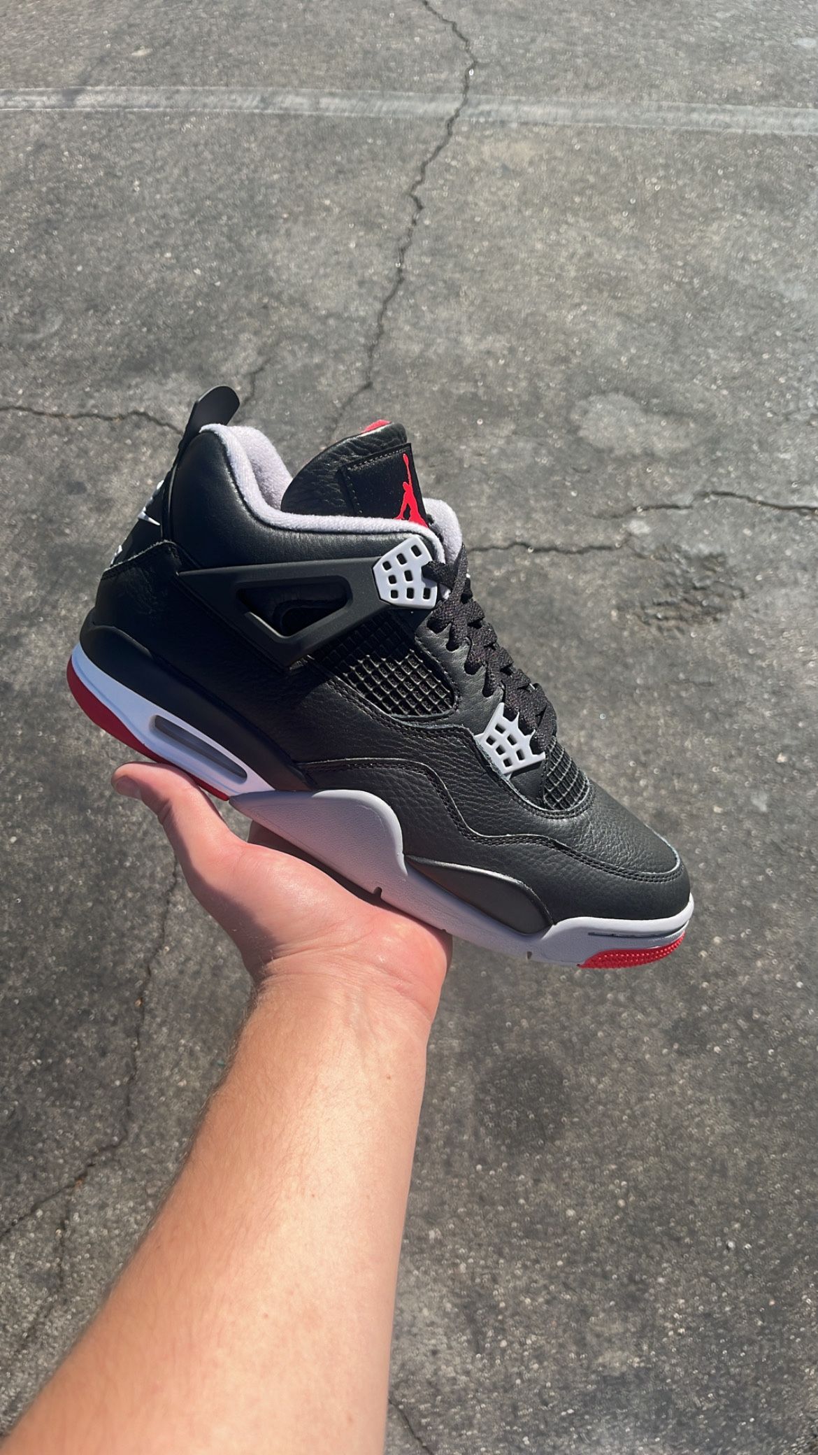 Jordan 4 Reimaged Bred Sizes 10.5 & 11 Men Brand New