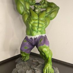 Hulk Avengers Assemble Statue Sideshow Mint Condition 