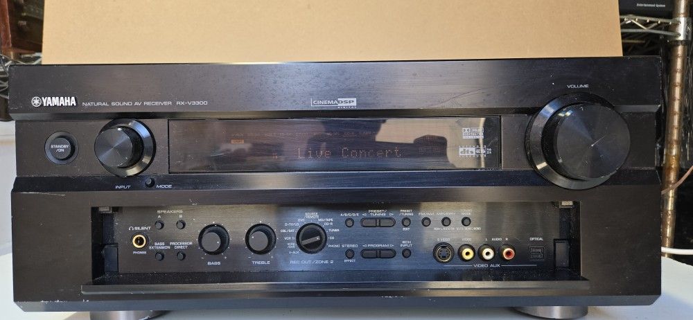 Yamaha RX-V3300 8ch Dolby DTS Natural Sound Home Theater AV Receiver / WORKS!