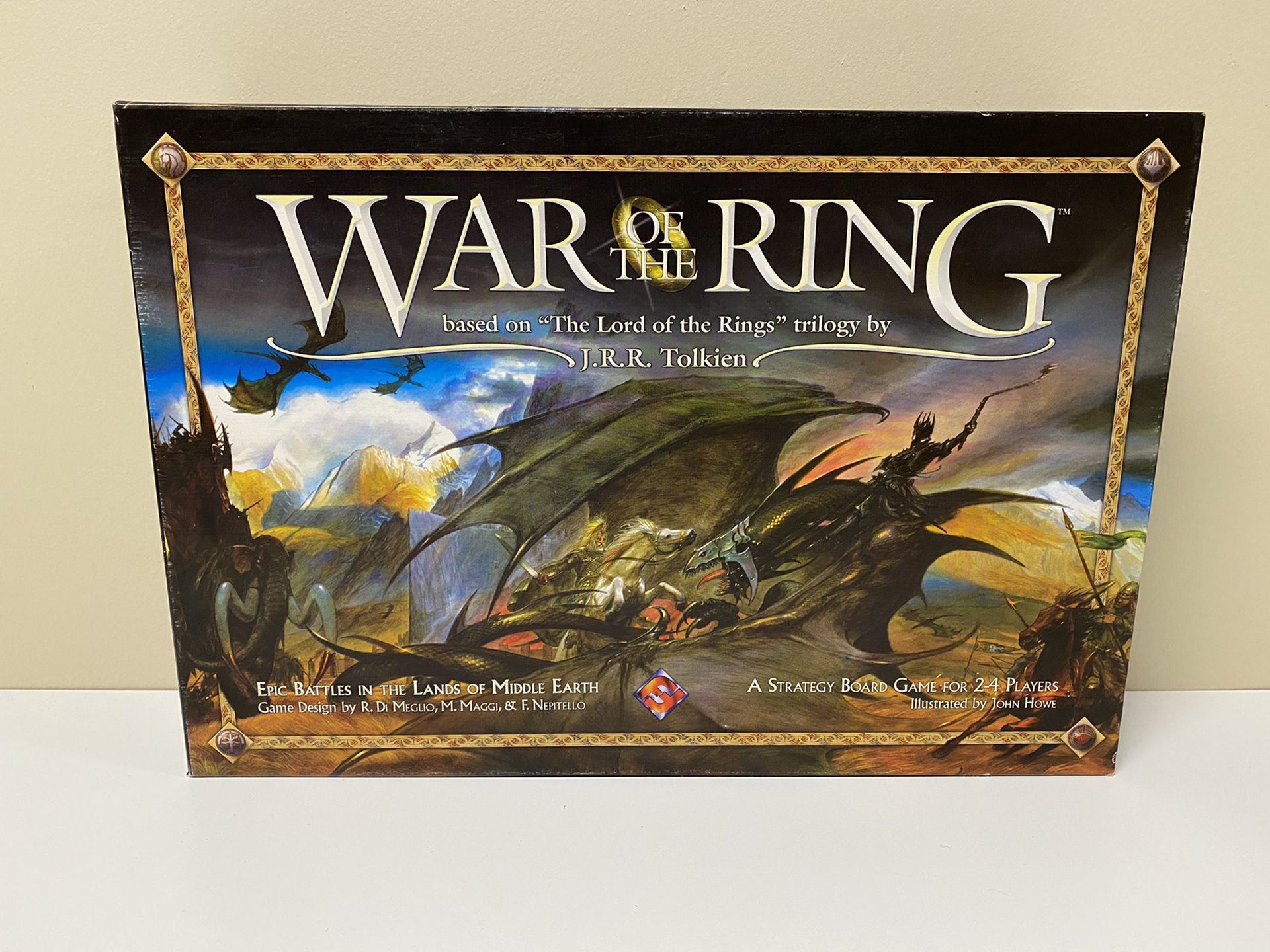 War of the Ring Strategy Board Game based on LOTR 1st Edition New, never played with.