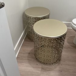 Matching Gold End Tables