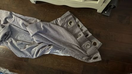 Curtains 90”x60”- Grey
