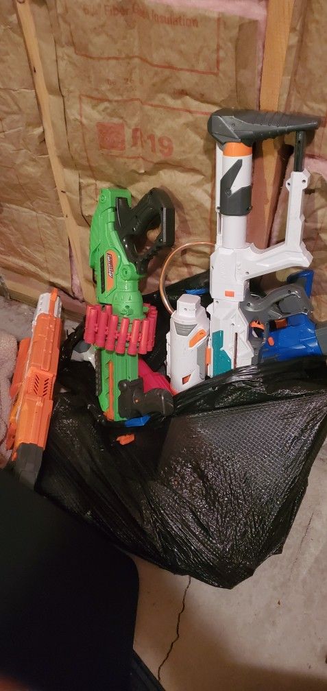 BAG OF 10 Big Nerf Guns Or Best Offer