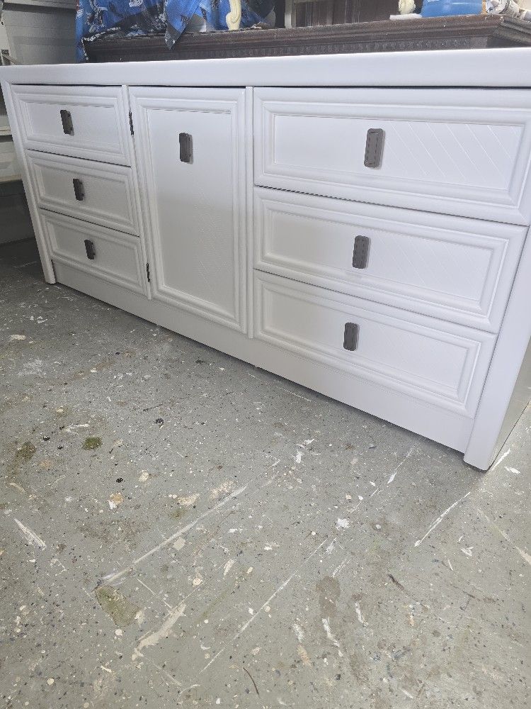 Refinished Solid Wood Dresser 