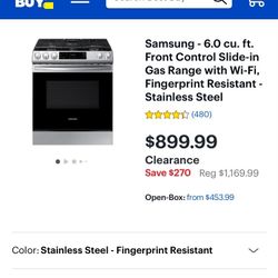Brand New Samsung Stove 