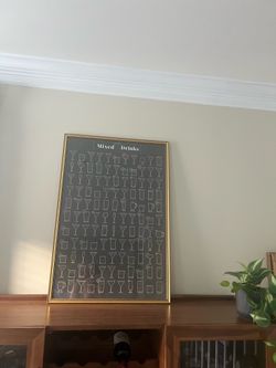 Mixed Drinks Wall Art 35x25