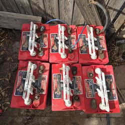 Golfcart batteries.