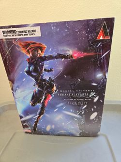 Marvel Variant Play Arts Kai Black Widow Figure – Sealed – Square Enix