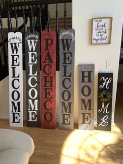 Welcome sign