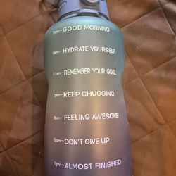 1 Gallon Motivational Water Jug