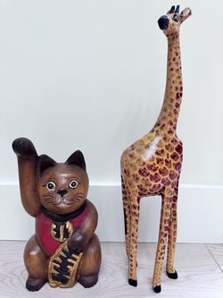 Wooden animals
