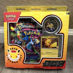 New Sealed Pokemon Day 2026 Collection, 3 Packs & Pikachu Promo IN HAND NEW!