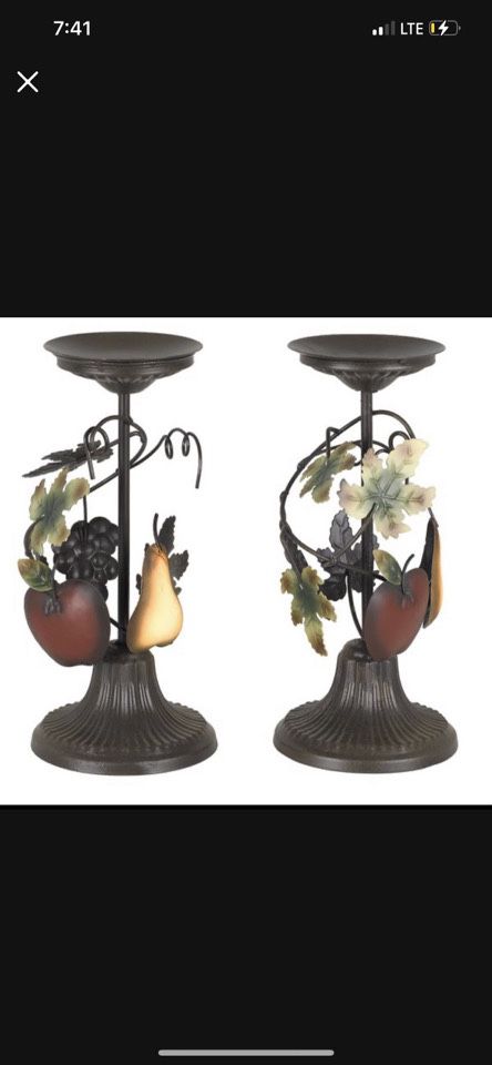 2 Holder Candle Home Interiors 