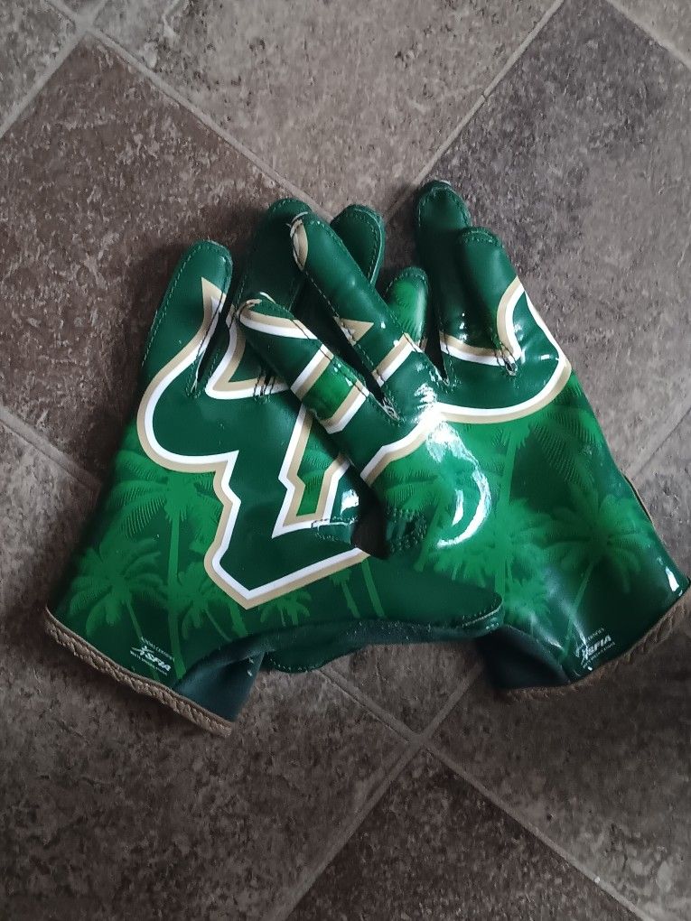 USF College Football Gloves Player Exclusive 