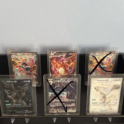 Zekrom Ex, Reshiram Ex, Greninja Ex And Charizard Vmax