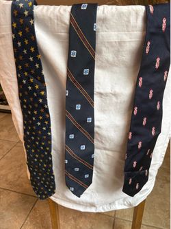 Lot of 3 Vintage Neckties- UTY, Schreter, G.L. Harvale