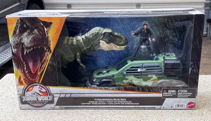 Brand New Jurassic World Legacy Collection Tyrannosaurus Rex Ambush Pack Mercedes Action Figure