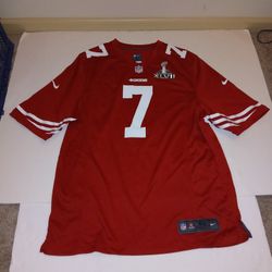 Colin Kapernick San Francisco 49ers Jersey Super Bowl XLVII 47 Nike XL