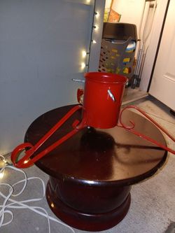 Red Metal Christmas Tree Stand
