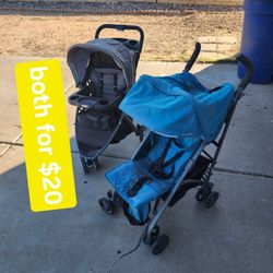 Both Strollers 20 Bucks 