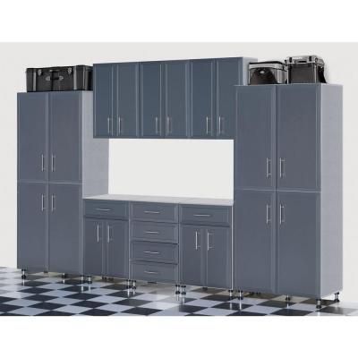 ClosetMaid ProGarage Laminated Storage Cabinets in Slate Gray