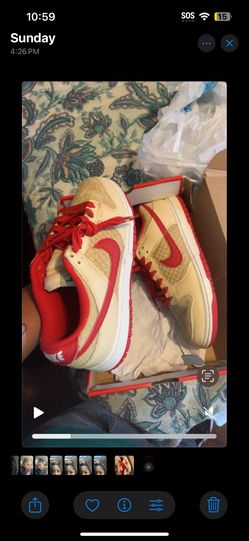 Strawberry Waffle Nike Dunks 