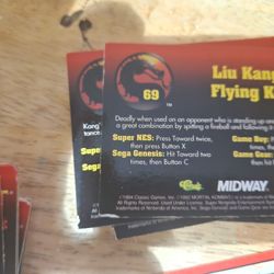 Mortal Kombat Cards