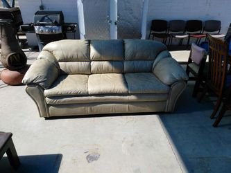 Leather couch