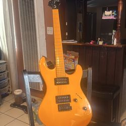 Guitarra electrica con su Bosina