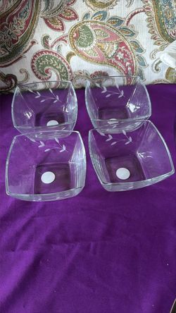 Princess House bowls 4 ct