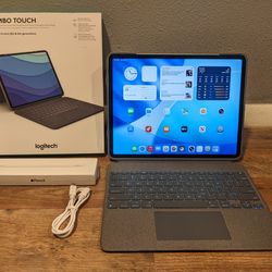 iPad Pro (M2) 12.9" (6th Gen) 128GB WiFI Silver + 🔋100%