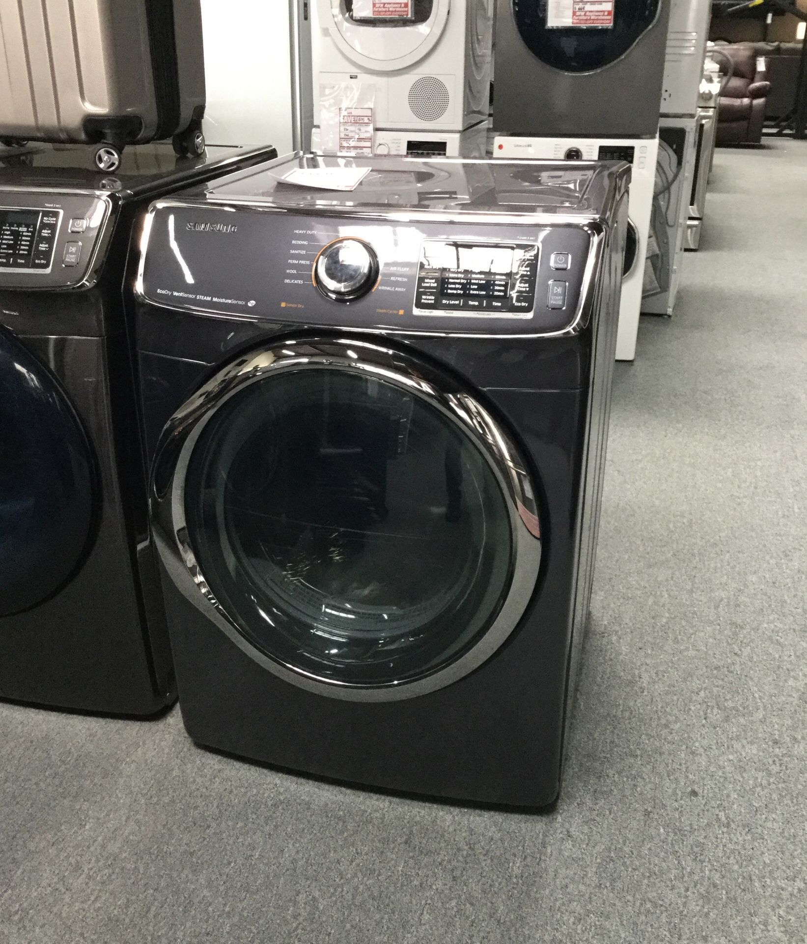 Dryer electric dryer by Samsung Original price $1199 our price $764 Prices are negotiable