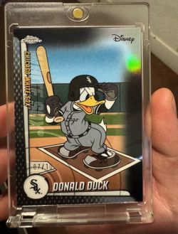 2025 Topps Disney MLB Donald Duck Chicago white Sox black refractor /10