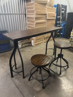 Industrial Style Tables And Stools