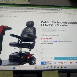 Mobility Scooter Ex Extreme- Golden Buzzaround