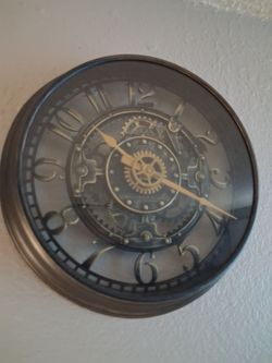 Steampunk Gear Wall Clock