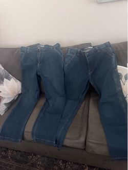 2 Pair of Men’s Carhartt Denim Work Pants - 38x32