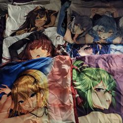 Otaku Dakimakura Collection (Genish, Fate, Honkai, Kaguya)