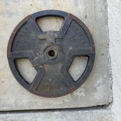 50 Pound 1” Hole Plate 