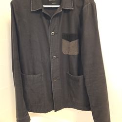 AllSaints mens Stout black jacket medium