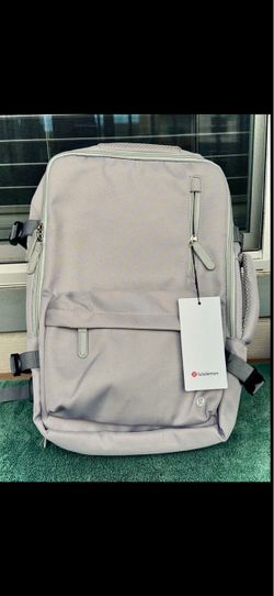 Lululemon Light Gray Large Backpack - NEW!