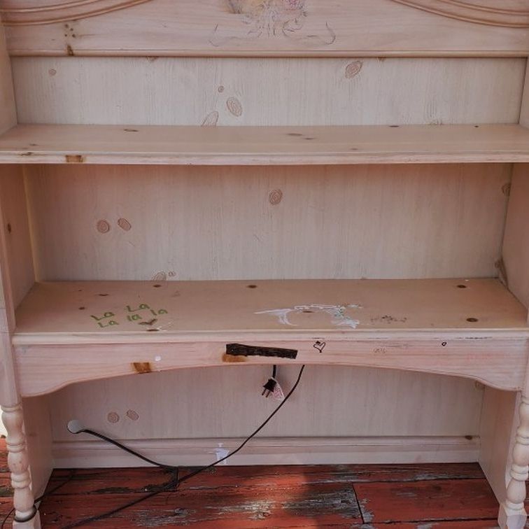 Top Side Wood Book Shelf